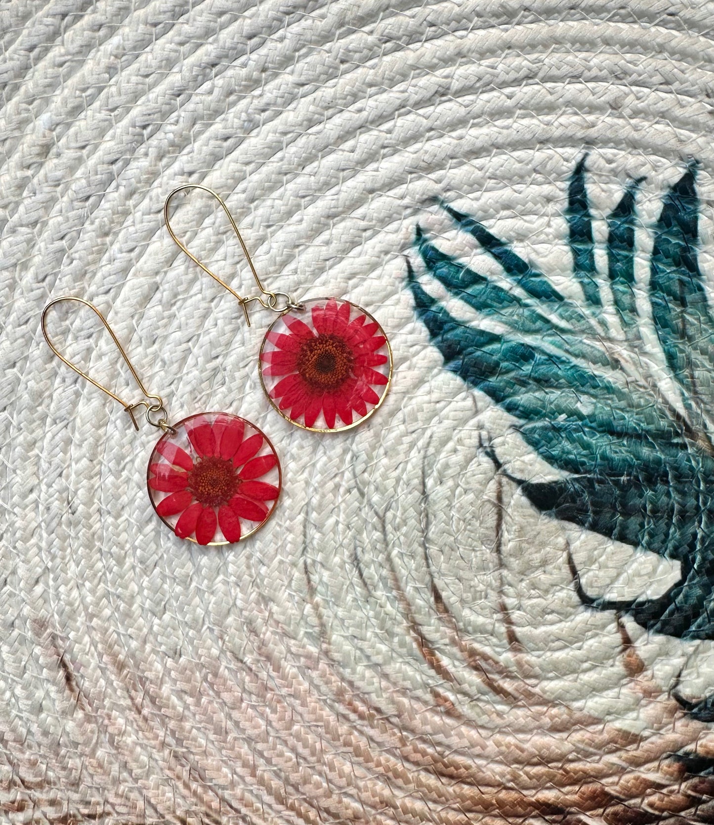 Scarlet Radiance Earrings