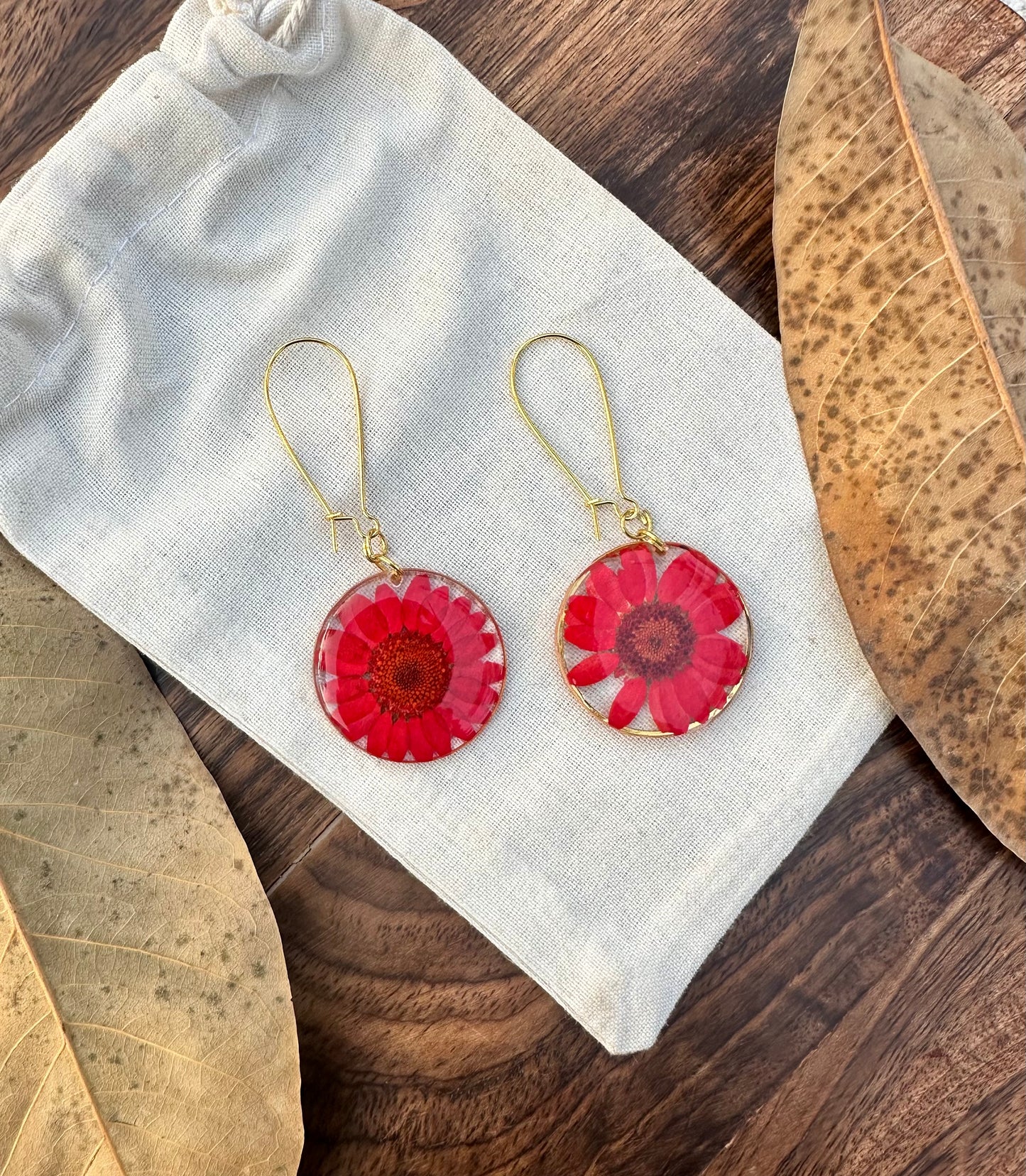 Scarlet Radiance Earrings