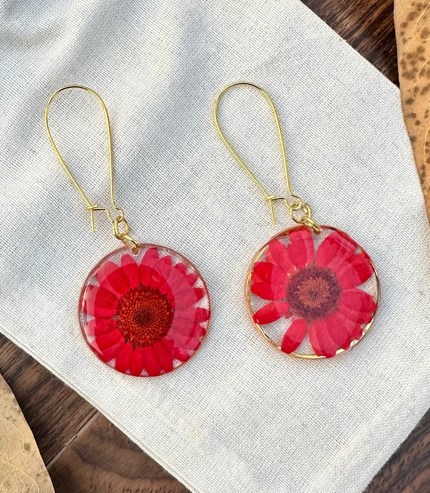 Scarlet Radiance Earrings