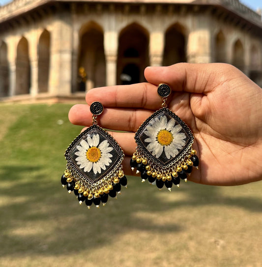 Midnight Bloom Jhumka