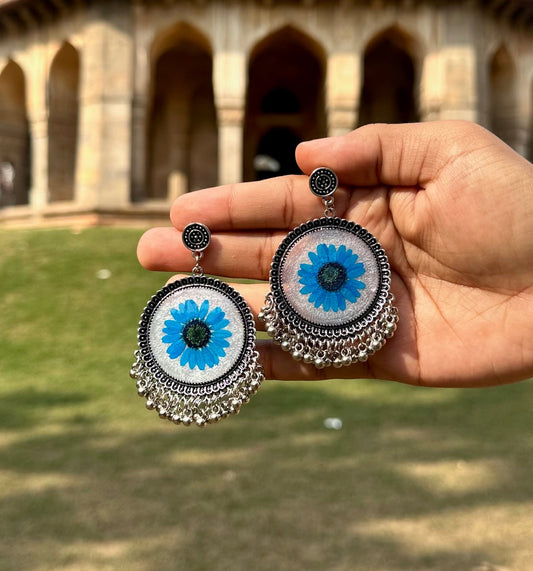 Azure Bloom Jhumka